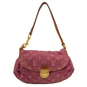 Louis Vuitton Monogram Denim Pleaty Semi Shoulder Bag